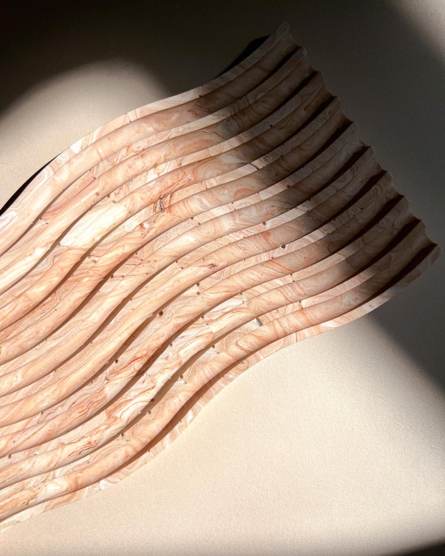 Wave Trinket tray | Jewelry tray | Wave Trivet | Decor | Accent piece | Neutral | Marble | Tray | decorative tray
