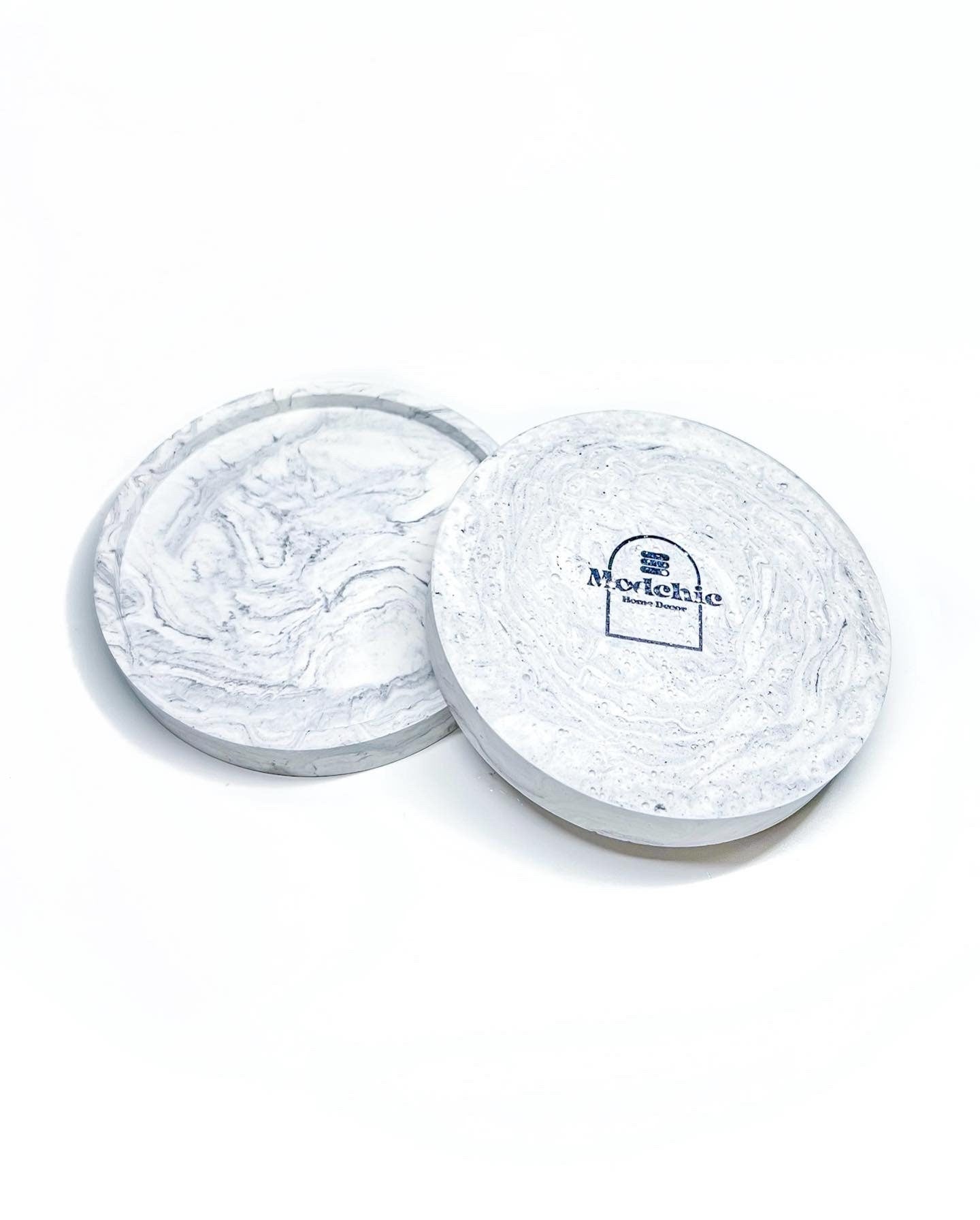 Marble Coaster | Trinket tray | Round coaster | Round Tray | Coaster | Jewelry Dish | Decorative tray | Home Decor | Modern | Marble Tray