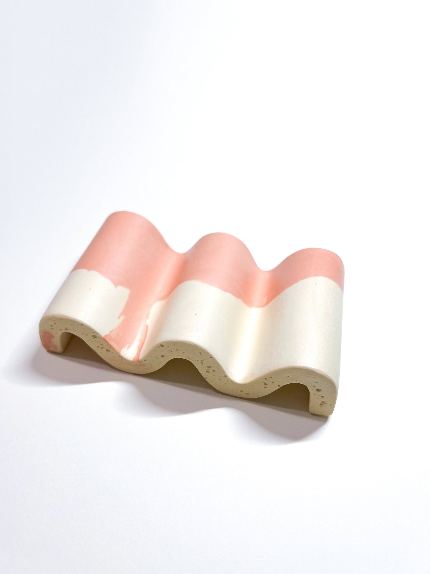 Wavy Concrete Tray | Decorative Tray For Shelves | Minimalist Jewelry Tray| Danish Pastel Home decor| New Home gifts | Gift for Home Office